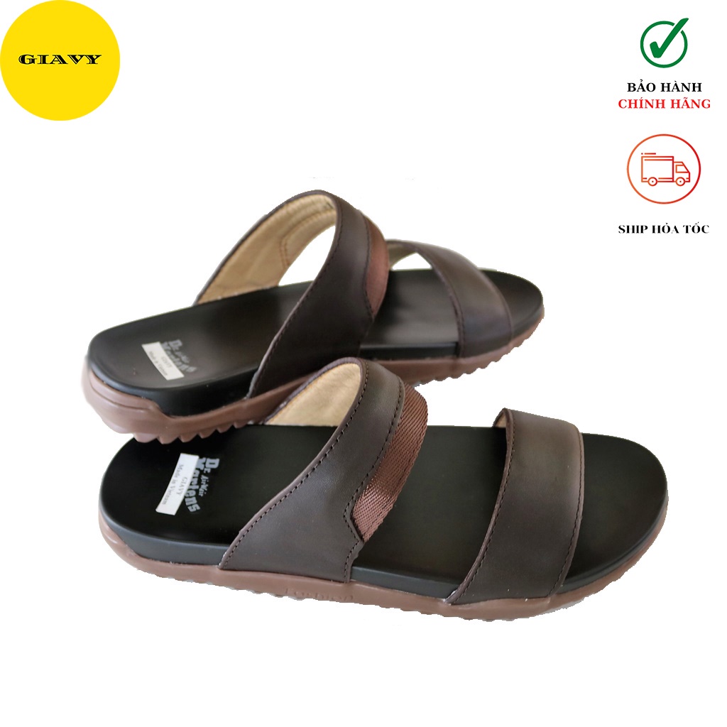 Dép da nam, dép nam thời trang đế doctor Z007 - GIÀY GIAVY