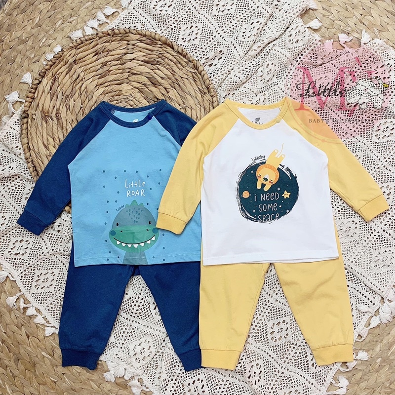 Bộ dài tay mỏng Lullaby bé trai NH451M