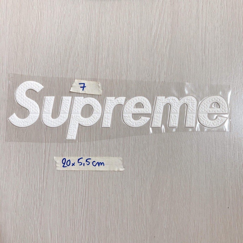 Sticker hình ủi nổi thương hiệu thể thao