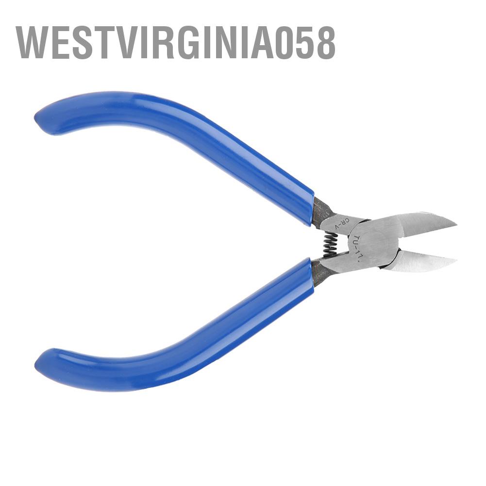 Westvirginia058 5in Electronic Diagonal Pliers Cable Side Cutting Nippers Wire Cutter Tool  TU-17
