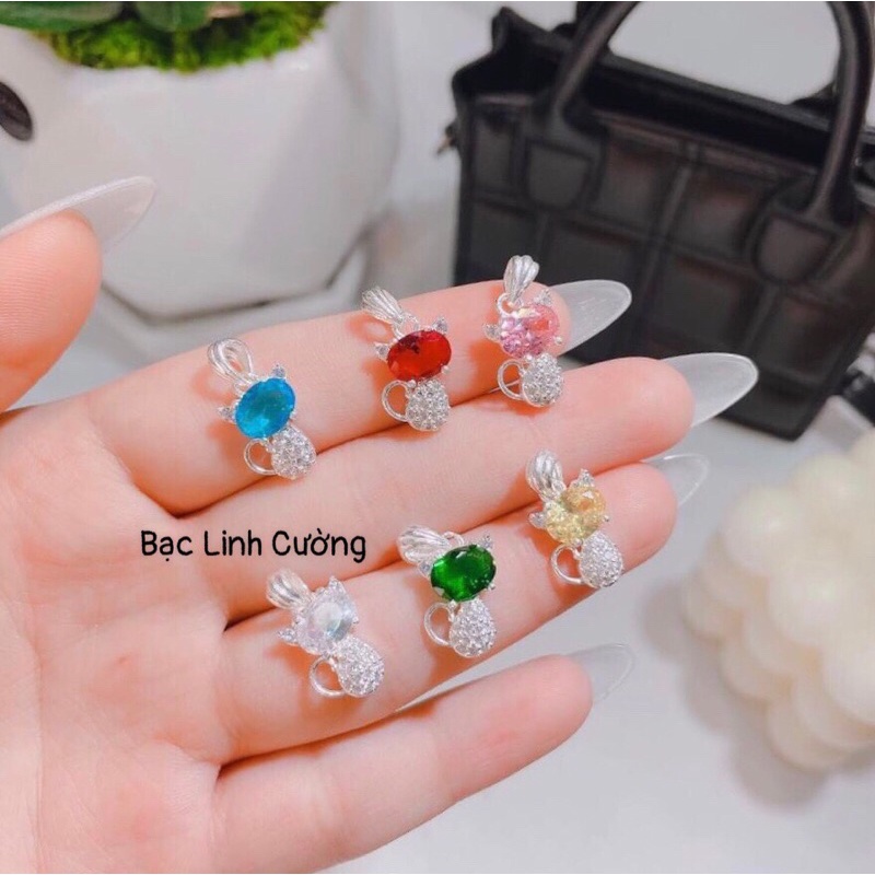 SET HỒ LY BẠC TA CỰC XINH XẮN CHO NỮ- (Gồm dây chuyền và bông tai)