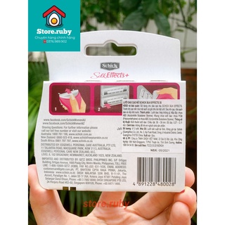 Lưỡi Dao Cạo  Dàng Cho Nữ Schick Silk Effects 3S(mua 2 tặng 1 trong cùng 1 hộp)