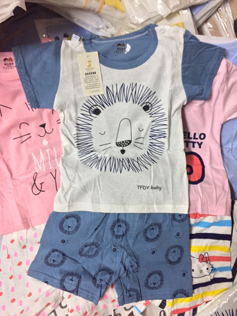 Bộ cotton cho bé