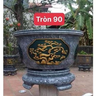 Khuôn đúc chậu cảnh tròn 90 và chân đôn