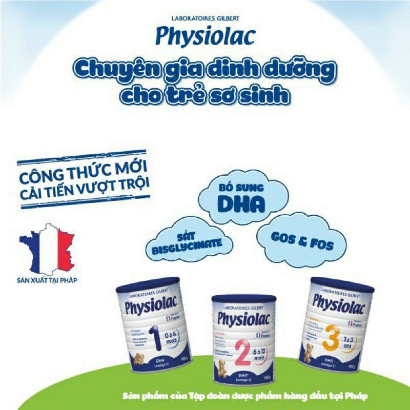 Sữa Physiolac số 3 900g HSD.2023