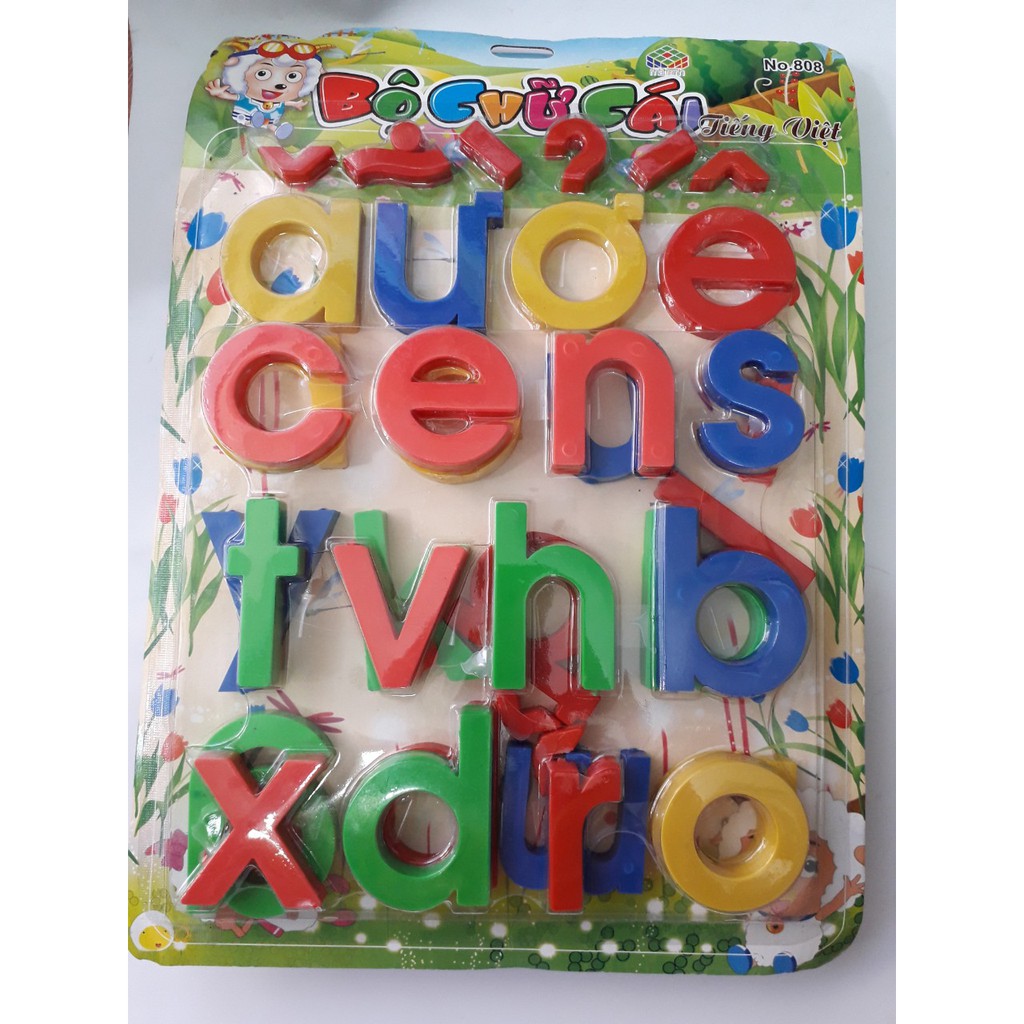 Bộ chữ cái tiếng việt bằng nhựa