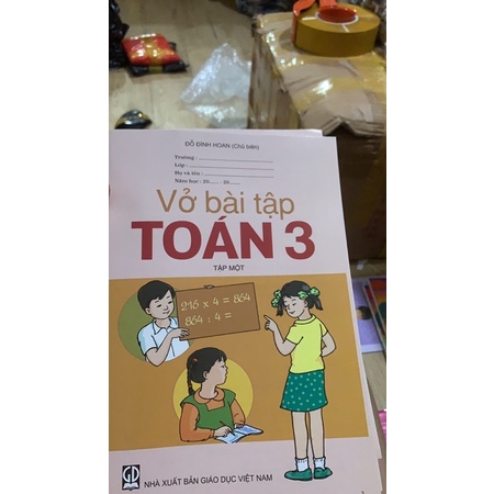 Combo 2 vở bài tập toán 3