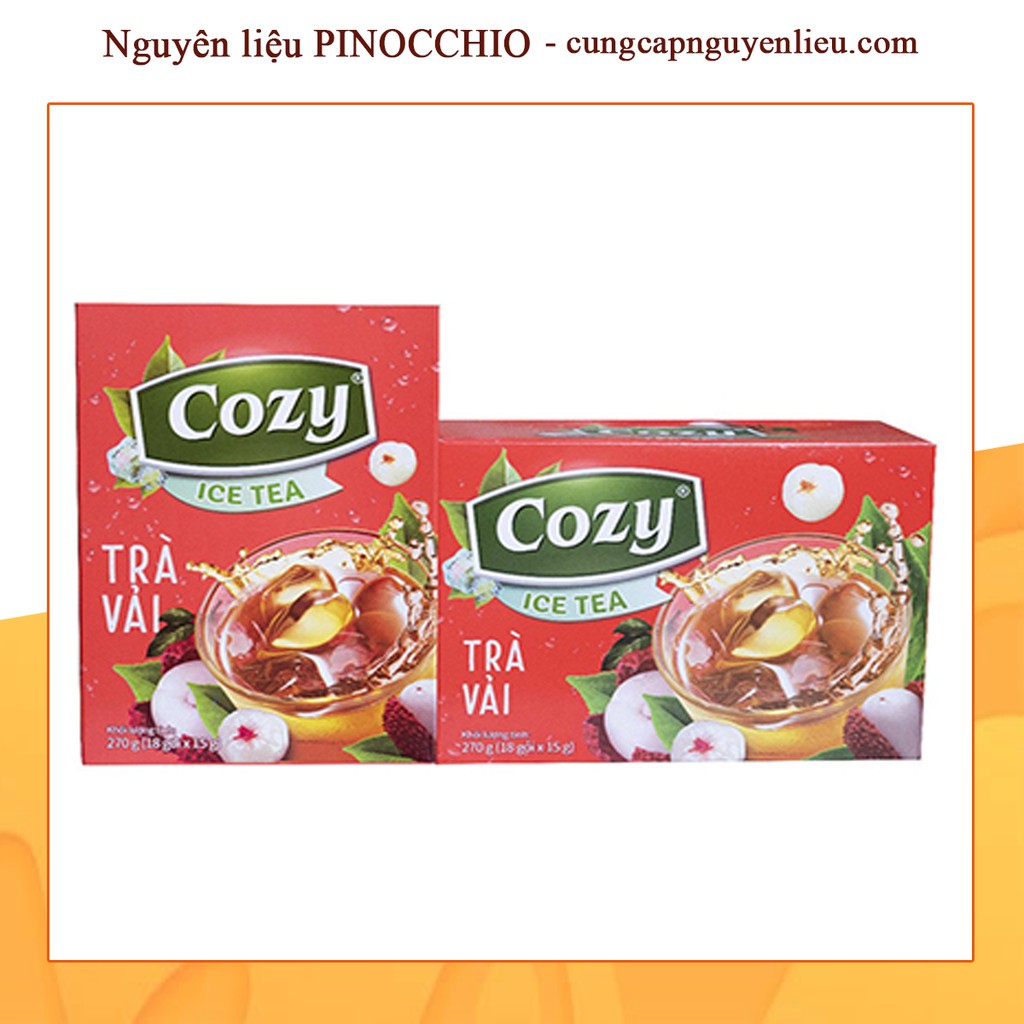 TRÀ VẢI COZY HÒA TAN HỘP 18 GÓI
