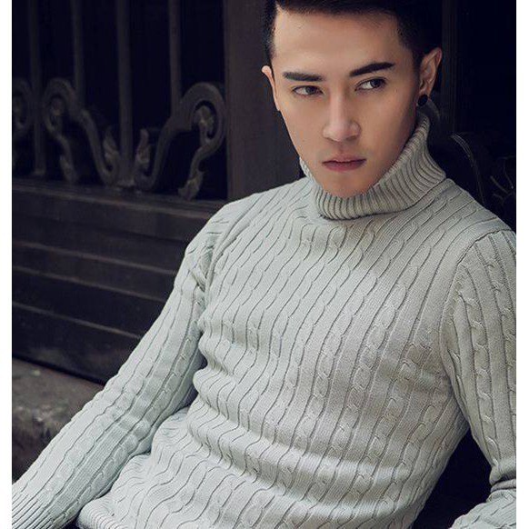 ÁO LEN VẶN THỪNG CỔ LỌ hàn quốc dài tay cao cấp KAPADA AL84