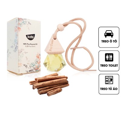 Tinh dầu treo phòng Kobi hương Quế 8ml giúp làm thơm phòng, giảm mùi khó chịu