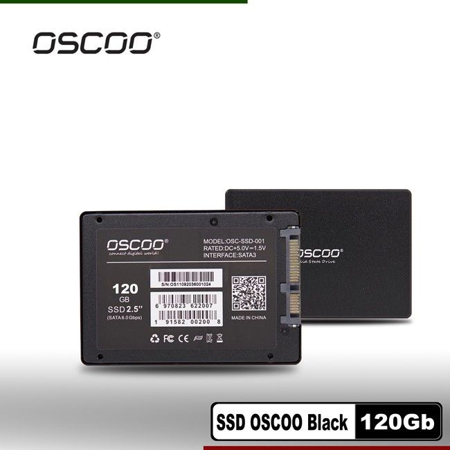 Ổ cứng SSD 120G OSCOO Black chính hãng, bảo hành 36 tháng | BigBuy360 - bigbuy360.vn