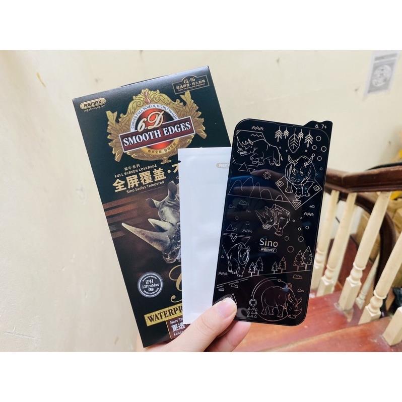 Kính cường lực Remax GL-56 cho iPhone 7 Plus đến 13 Pro max, Mini 12, 11, Xs max xr Full màn hình siêu mỏng 0,22mm nhạy