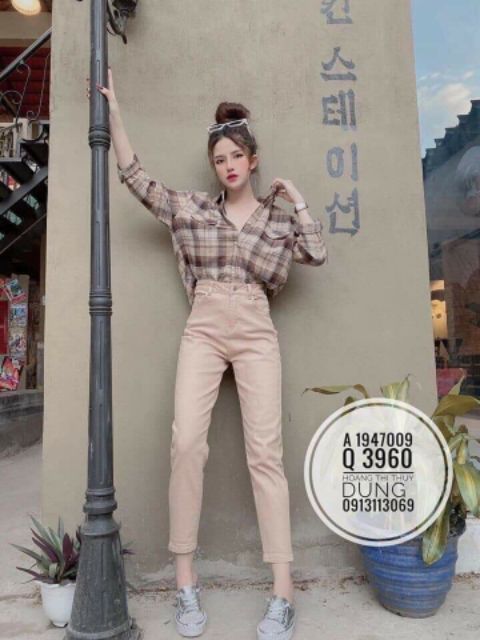 Áo sơ mi kẻ caro to hàng thô đẹp