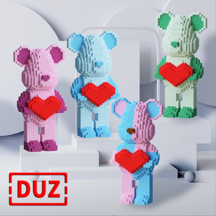 Đồ Chơi LEGO Lắp Ráp Hình Chú Gấu Violent Bears Cỡ Nhỏ Dễ Thương Cho Bé