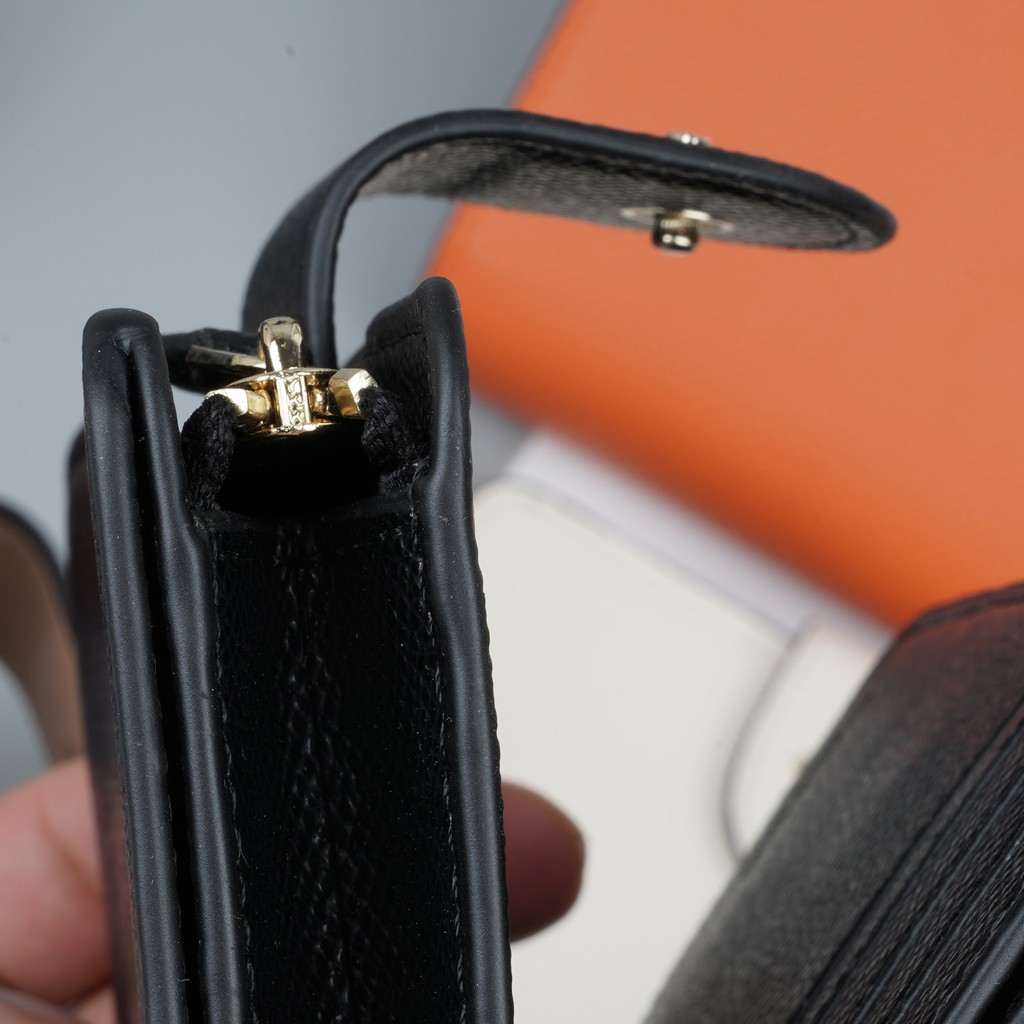 Ví Da Gập Dáng Ngắn Có Khóa Kéo Chất Lượng Cao Thời Trang Cho Nữ H 6390