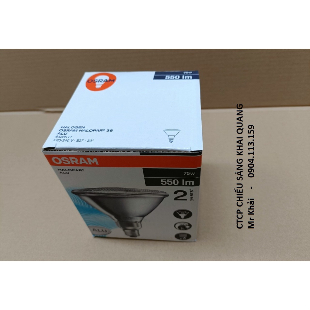 Bóng đèn halogen PAR 38 75W E27 Osram