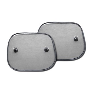 Bộ Combo 2 tấm che nắng 2 núm hút chân không cửa bên ô tô siêu chắc chắn, có thể cuộn nhỏ gọn