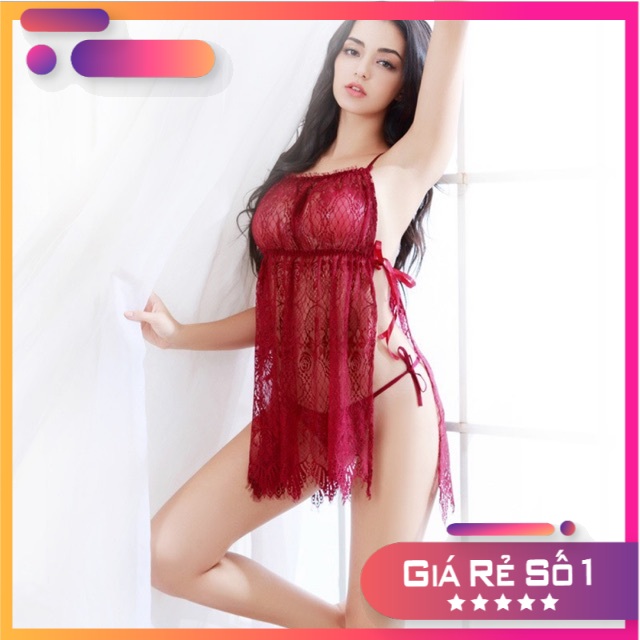 Sx403 váy ngủ voan sexy -Đầm ngủ cao cấp -CAMLUU99