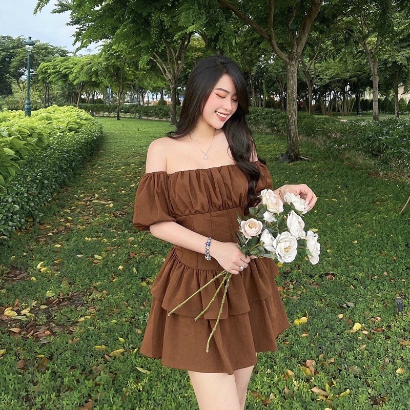 HAMY JUMPSUIT - JUMPSUIT TRỄ VAI BÈO TẦNG