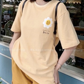 Áo thun nữ unisex Have a Nice Daisy hoa mặt trời