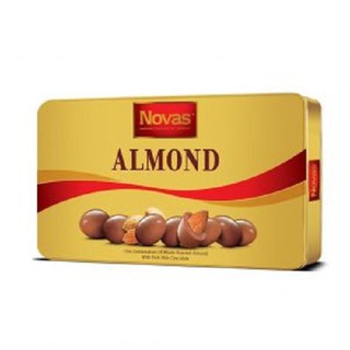 SOCOLA nhập khẩu hộp thiếc cực đẹp ALMONDS 180g của Malaysia [Date5/2024]