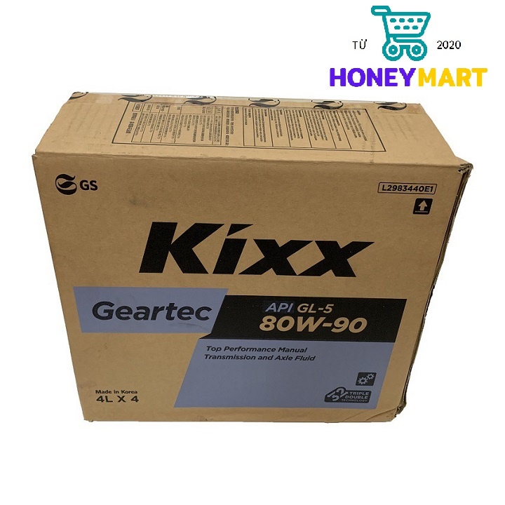 Dầu Kixx Geartec GL-5 80W-90 HONEYMART