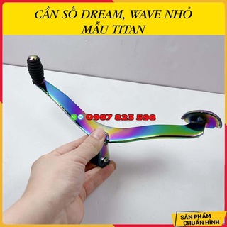★ Cần Số Dream, Wave Nhỏ ( Đen tĩnh điện, inox trắng, xi titan) ★