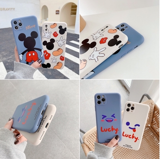 Mickey Lucky emoji Ốp lưng iPhone 12 iPhone 11 Pro Max Soft Case Apple iPhone XS Max XR SE iPhone 7 8 Plus Phone Case iPhone 12 Pro Soft Cover