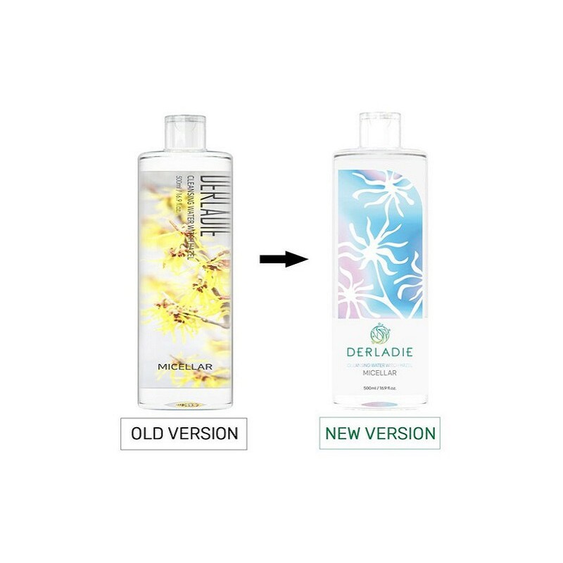 Nước Tẩy Trang Derladie Cleansing Water Witch Hazel Mẫu Mới 2021