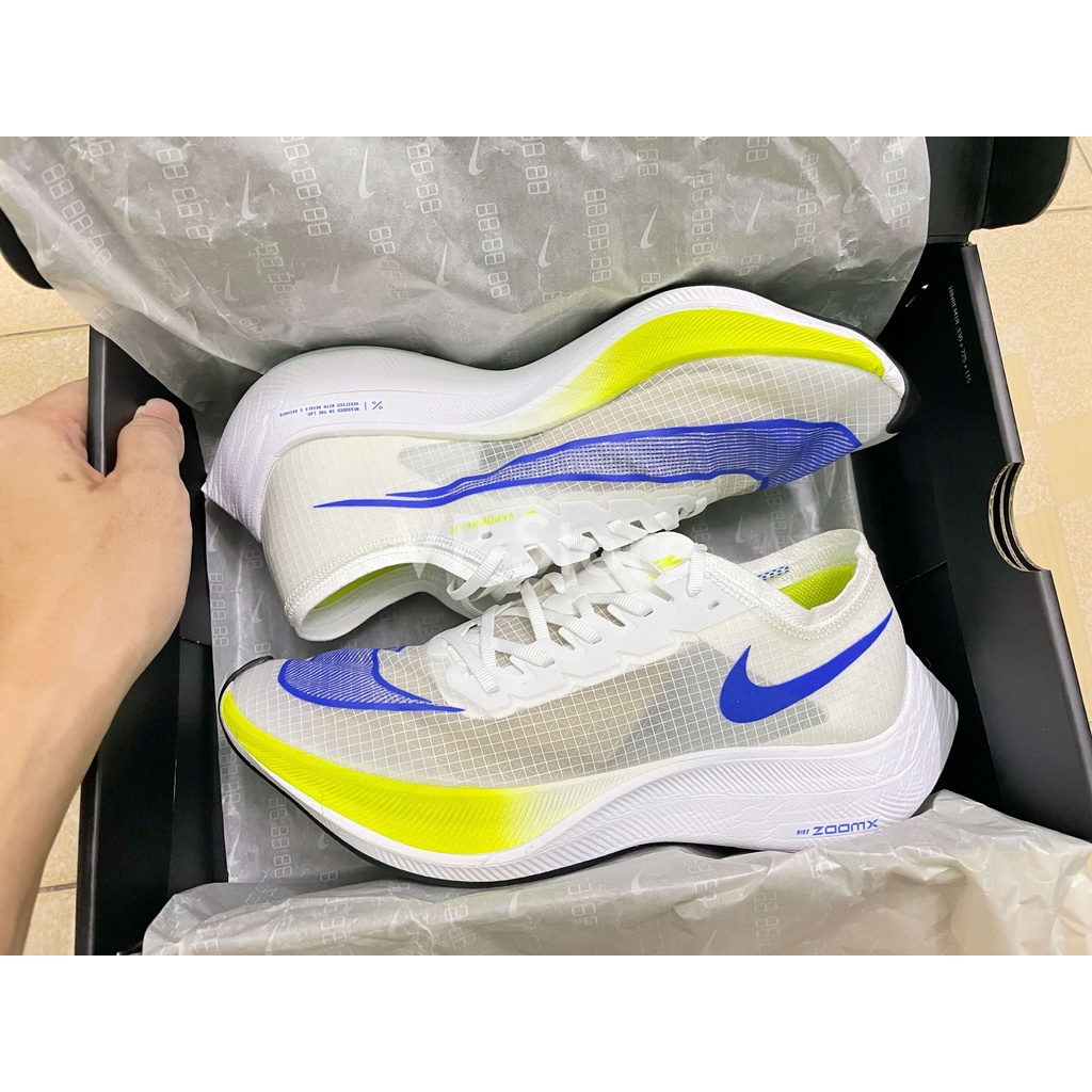 Giày Nike Vaporfly Next% "White Racer Blue"  Chính Hãng