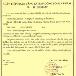 sữa Meiji nhập khẩu 0 _800g