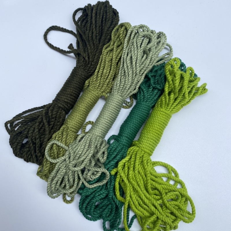 Bó 10met dây thừng cotton macrame trang trí thủ công,dây gói quà,dây cột hàng