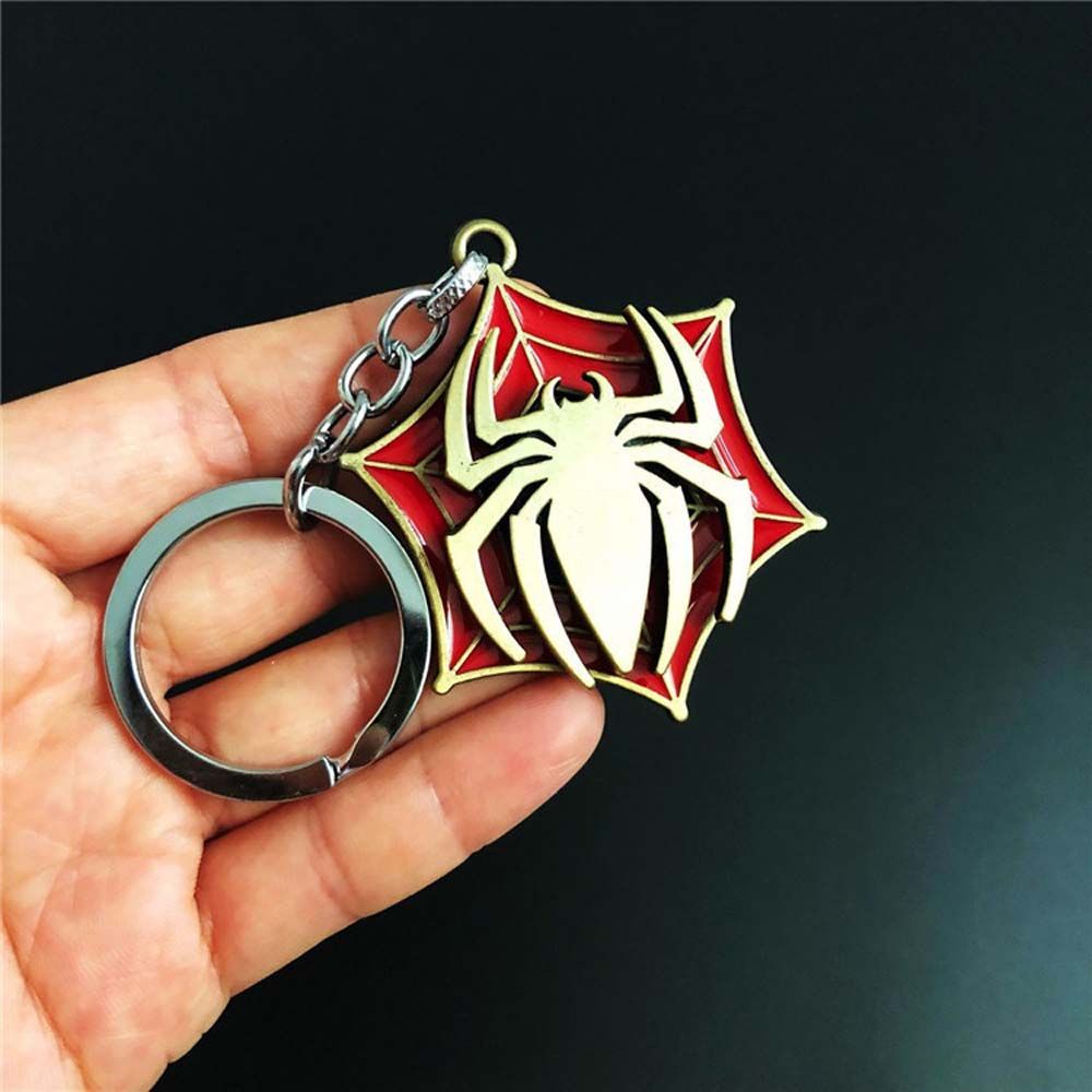 Móc khóa có thể xoay họa tiết Avengers Spiderman thời trang