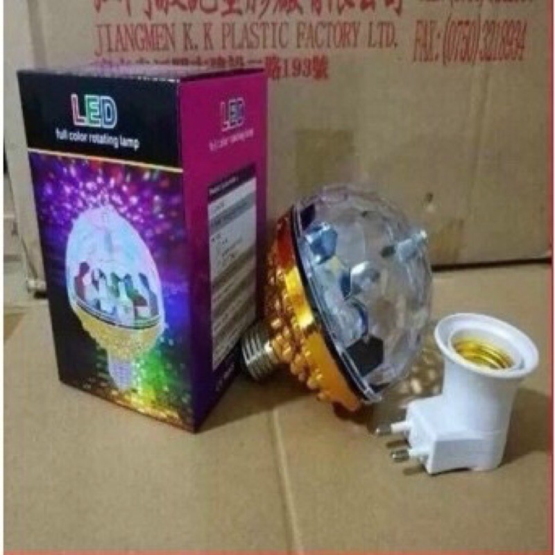Đèn led trang trí tết, bóng đèn nháy 7 màu tự xoay cảm biến theo nhạc