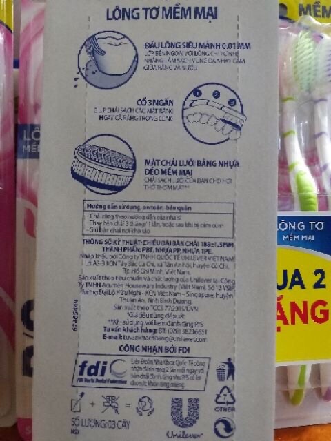 Bàn chải đánh răng P/S