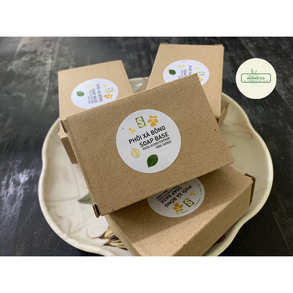 [100gr]Phôi Xà Bông Handmade từ dầu cọ, dầu dừa HỮU CƠ - Phôi xà phòng Organic