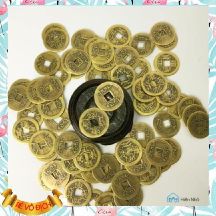 Đồng xu cổ âm dương chiêu tài - Đồng  Đồng xu Phong thủy may mắn ...
