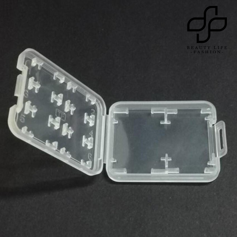 【NEW】Multifunctional Clear Micro SD TF SDHC MSPD Memory Card Storage Box Holder Case