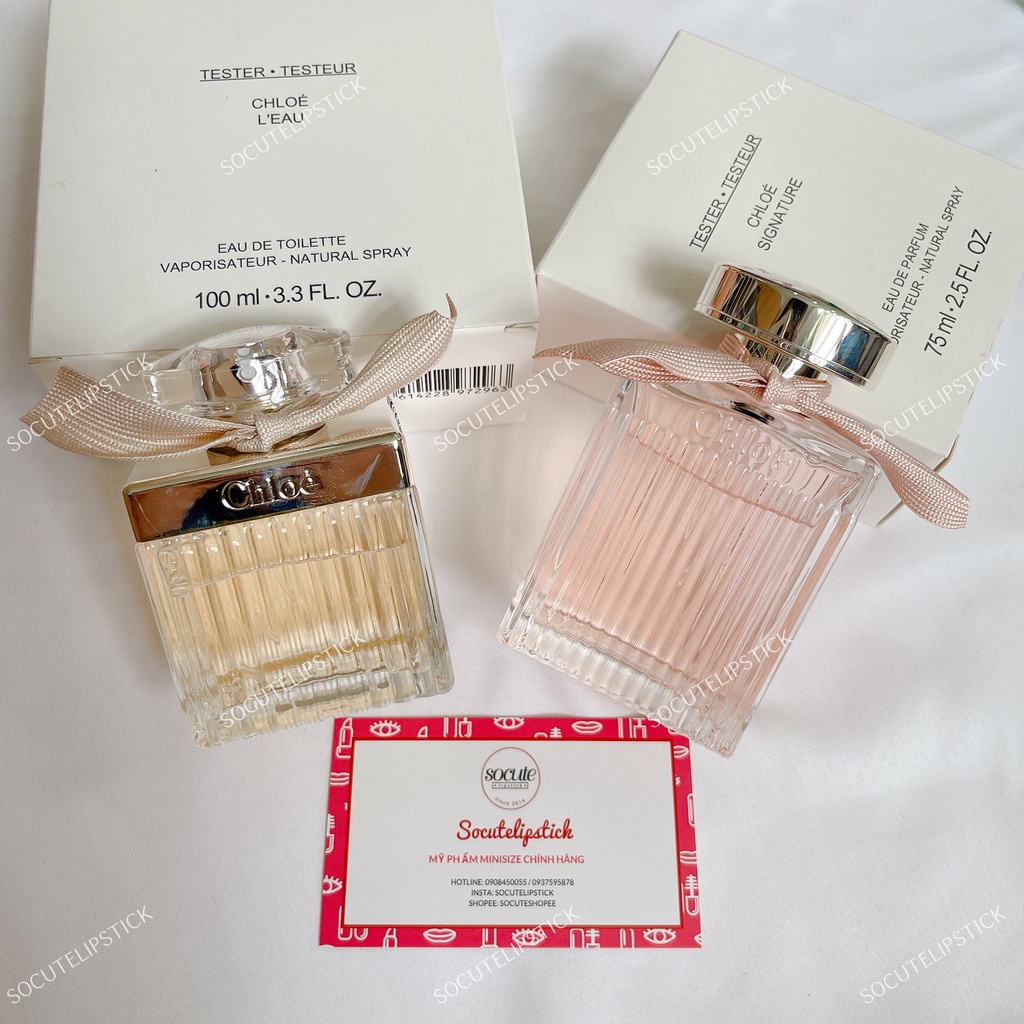 Nước hoa TESTER Nữ Chloe EDP - Bản L'eau Eau De Parfum 75ml 100ml