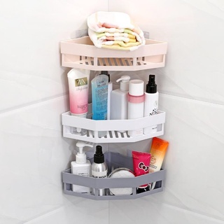 Kệ Tam Giác Dán Góc Tường Bằng Nhựa Dùng Để Đồ Phòng Tắm Đa Năng, Tiện Lợi, Dễ Sử Dụng, Không Phải Khoan Tường, Giá Sỉ