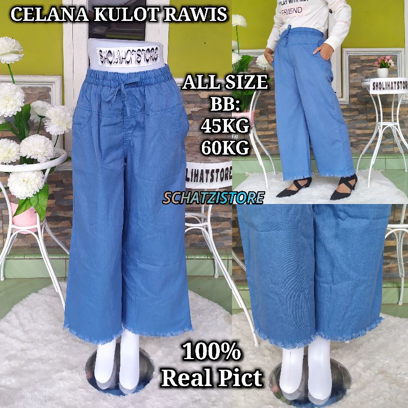 LEVIS Quần JEANS KULOT RAWIS Tiêu Chuẩn L / XL / KULOT Cho Nữ
