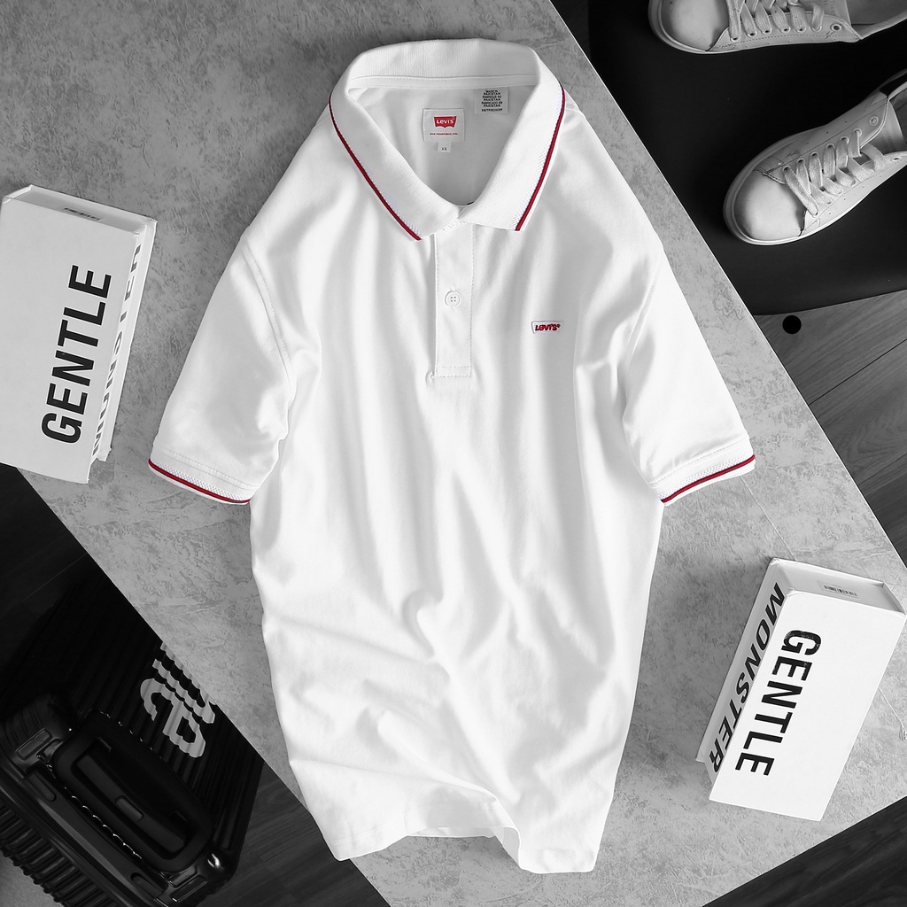 Áo thun có cổ dòng Pique viền cổ + tay1 chiếc áo thun có cổ SlimFit siêu đẹp siêu chất nhất shopee ✔️POLV51✔️