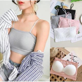 Áo Ngực Ống Màu Trơn Mềm Mại Cho Nữ