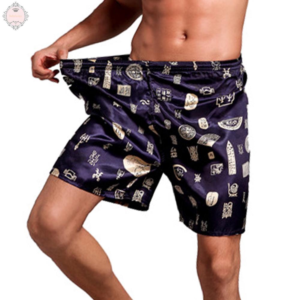 Quần ngủ lụa satin thoải mái thời trang nam