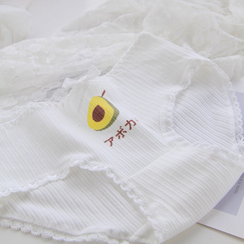 Quần lót cotton 100% Bơ phec Phối thắt nơ xuất Hàn