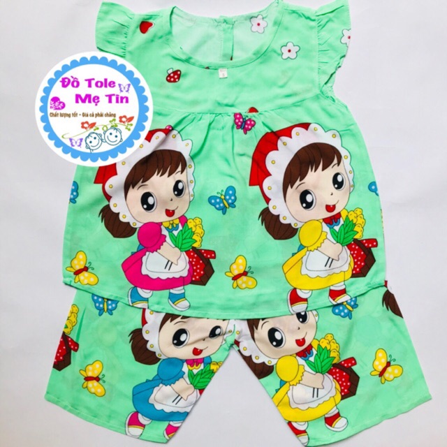 Đồ tôn (lanh) quần lửng bé gái 5-44kg(size2-16)