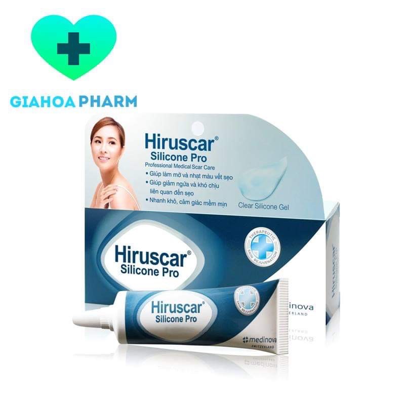 Hiruscar Silicone Pro - Gel làm mờ sẹo (Chính hãng)