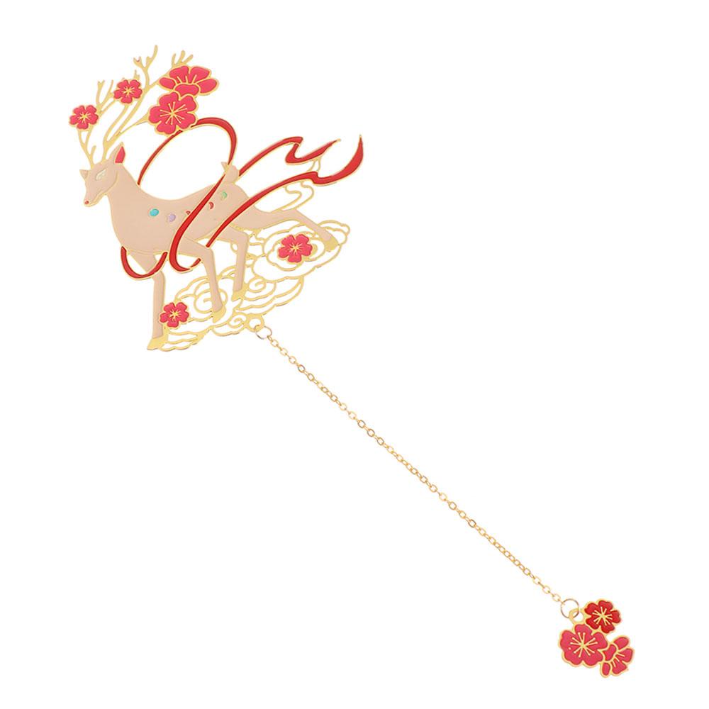 Thẻ Đánh Dấu Trang Sách Bằng Đồng Thau Phong Cách Trung Hoa