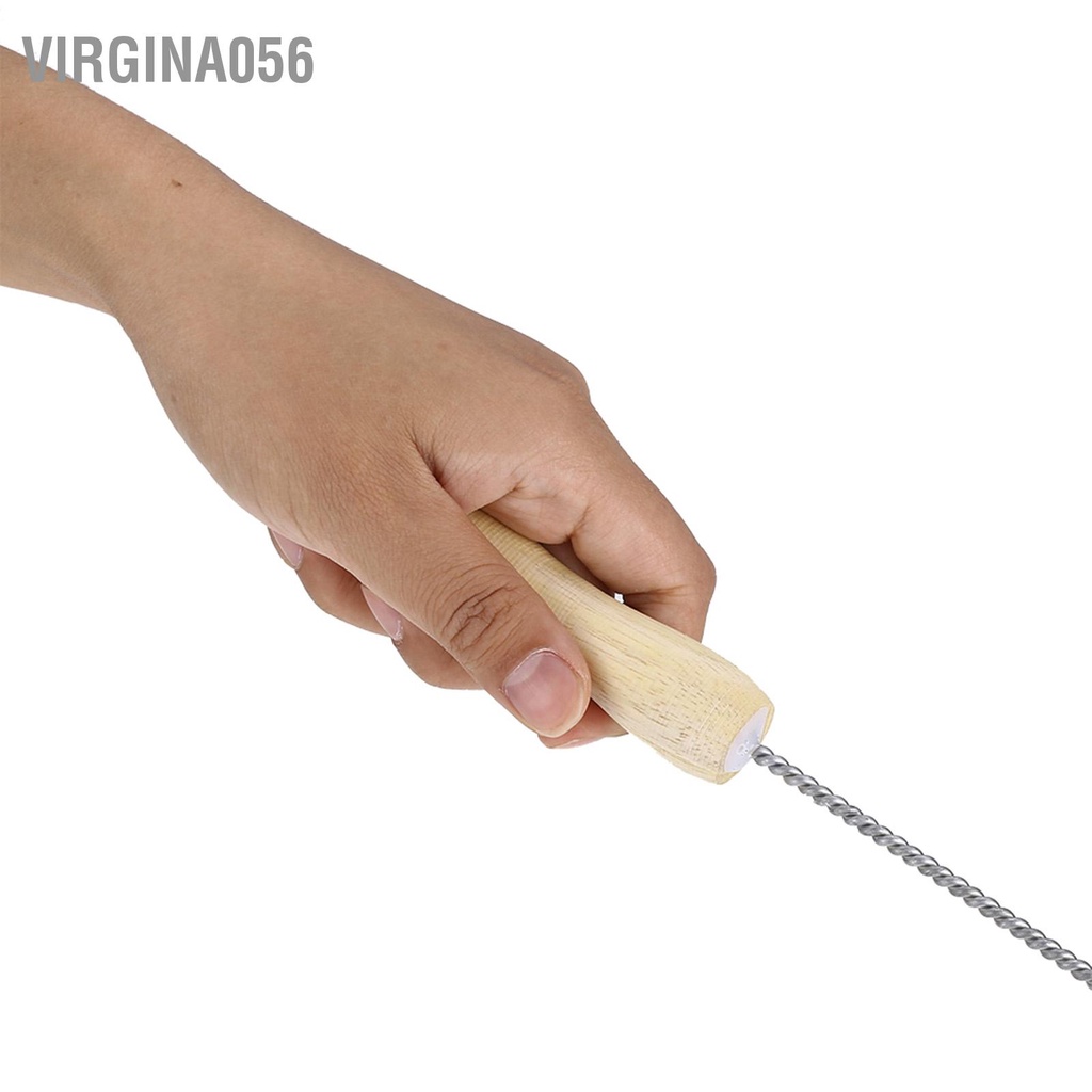 Virgina056 Máy sấy quần áo Bàn chải thông gió Công cụ làm sạch que dài linh hoạt để loại bỏ tắc nghẽn bụi bẩn mỡ