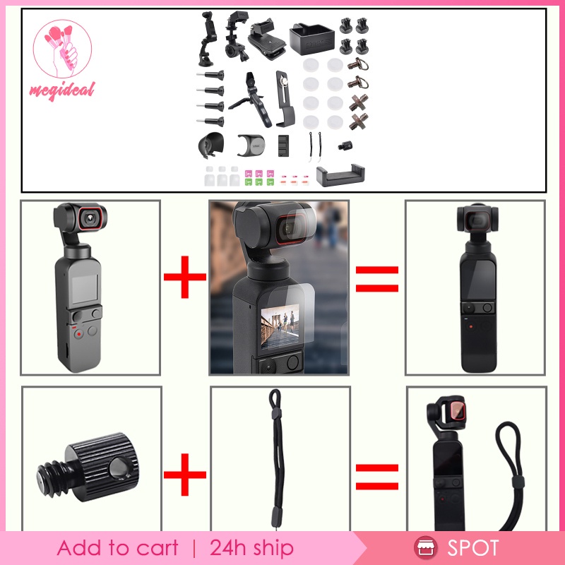 Set 43 Phụ Kiện Kẹp Ba Lô Bằng Kim Loại Cho Dji Osmo Pocket 2
